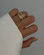 انگشتر پورتوفینو استیل مشابه طلا