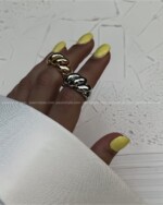 انگشتر استیل کروسان