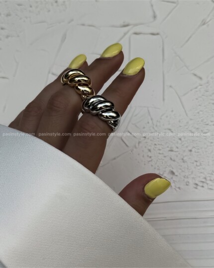 انگشتر استیل کروسان