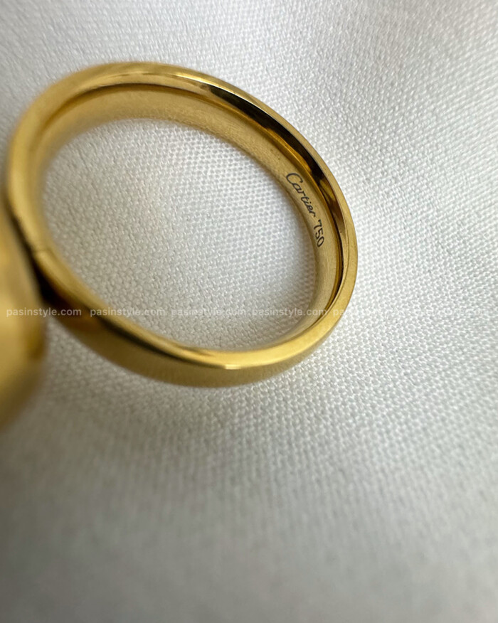 انگشتر قلبی گلد gold heart ring