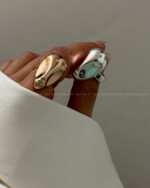 انگشتر استیل چهره