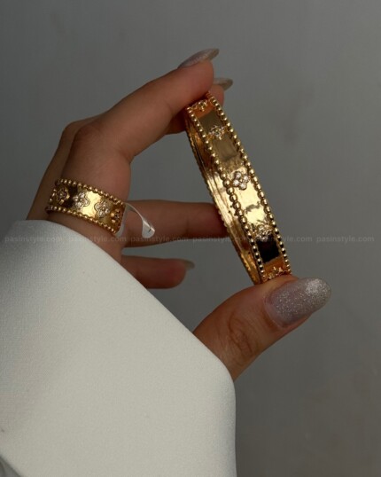 دسبتند و انگشتر ونکلیف استیل