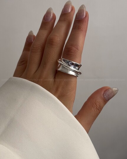 انگشتر آبکاری نقره