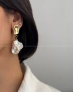 گوشواره گل صدفی