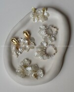 گوشواره گل صدفی