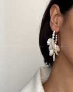 گوشواره گل صدفی