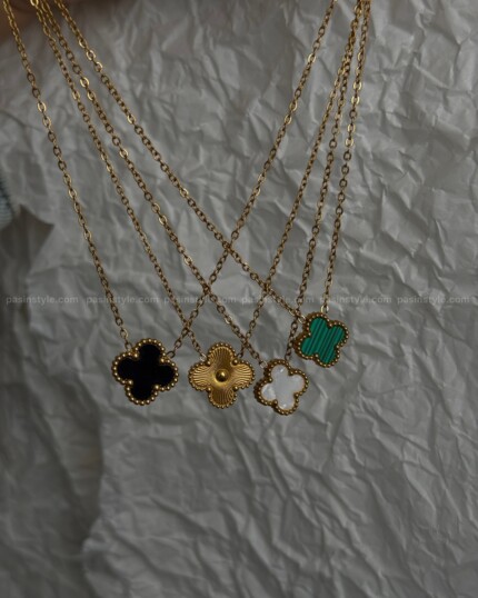 گردنبند ونکلیف تک گل