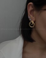 گوشواره حلقه ای طرح زارا