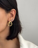 گوشواره حلقه ای طرح زارا