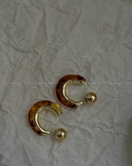 گوشواره دفرمه شفاف