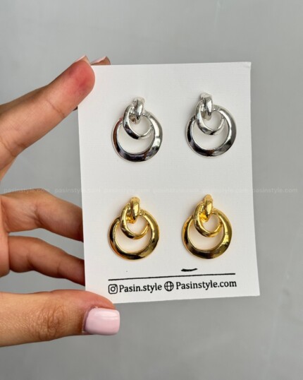 گوشواره حلقه ای طرح زارا