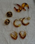 گوشواره اشکی شفاف