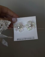 گوشواره هفت رنگ شفاف