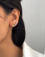 گوشواره قلب مینیمال