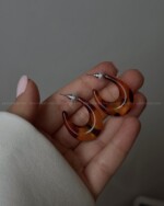 گوشواره اشکی شفاف