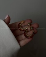 گوشواره دفرمه شفاف