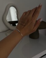 دستبند آبکاری نقره