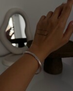 دستبند آبکاری نقره