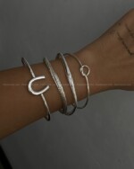 دستبند آبکاری نقره