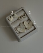 گوشواره قلب میناکاری