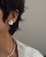 گوشواره قلب میناکاری