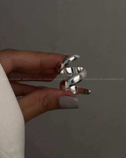 انگشتر ترند آبکاری نقره