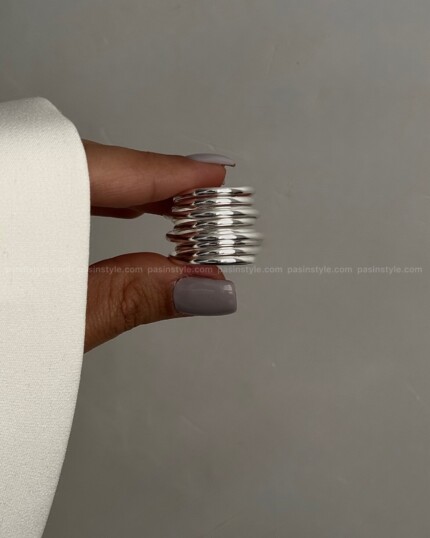 انگشتر ترند آبکاری نقره