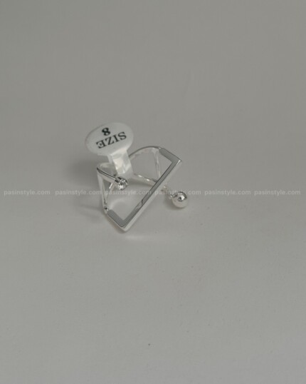 انگشتر ترند آبکاری نقره