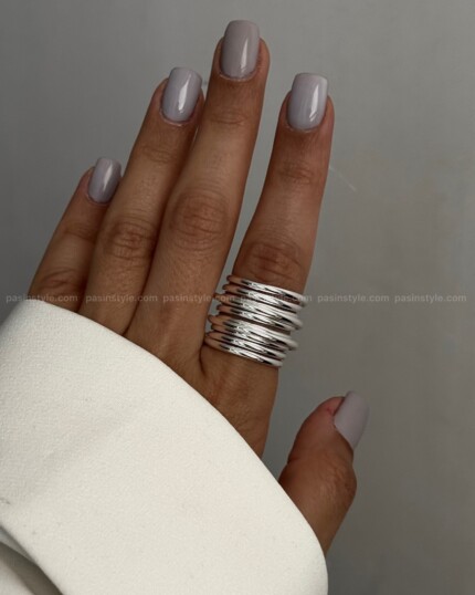 انگشتر ترند آبکاری نقره