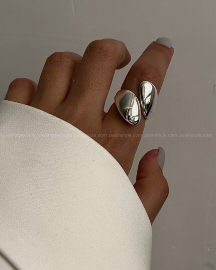 انگشتر ترند آبکاری نقره