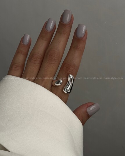 انگشتر دفرمه آبکاری نقره