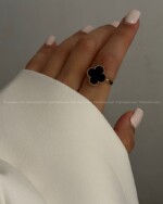 انگشتر ونکلیف مشکی