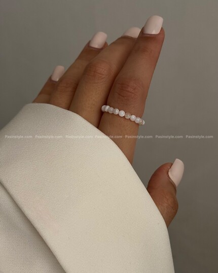 انگشتر مروارید صدفی