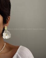 گوشواره گل آویز