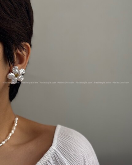 گوشواره شکوفه گل کد۰۰۳۱۶