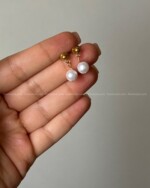 گوشواره میخی مروارید پرورشی