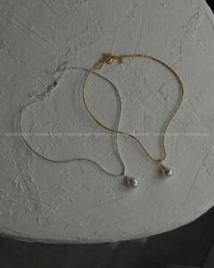 گردنبند دفرمه مروارید باروک