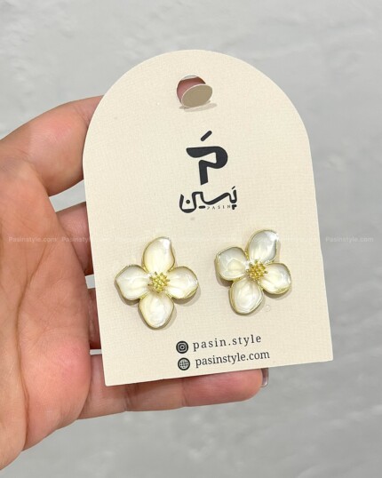 گوشواره گل میناکاری