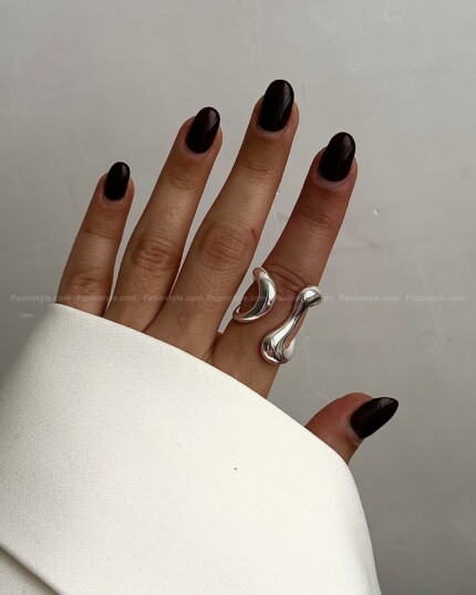 انگشتر دفرمه آبکاری نقره