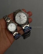 ساعت کاسیو صفحه سفید صدفی