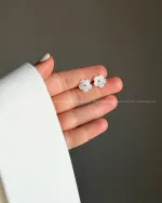 گوشواره گل صدفی