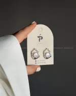 گوشواره دفرمه مروارید باروک