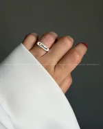 انگشتر استیل تکست