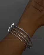 دستبند تنیسی استیل
