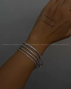 دستبند تنیسی استیل