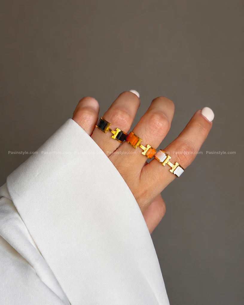 ring00394 انگشتر هرمس استیل