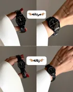 ساعت کاسیو استیل تمام مشکی زنانه و مردانه