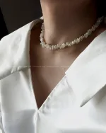 گردنبند و دستبند صدف چیپسی یا شکسته