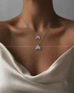 گردنبند دم وال هولوگرامی